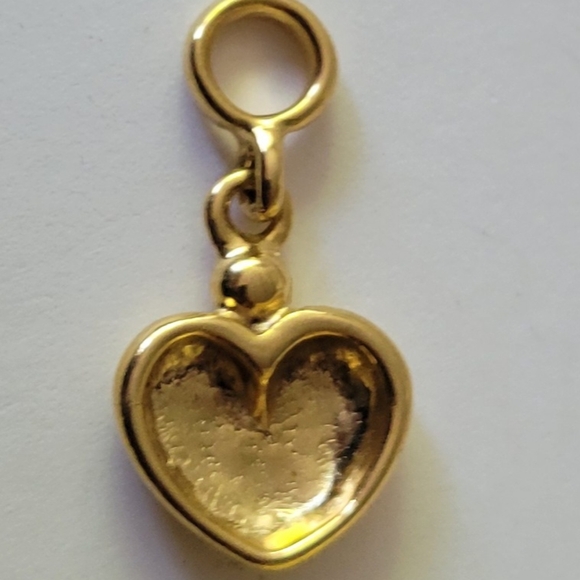 Goldtone heart charm - Picture 5 of 5